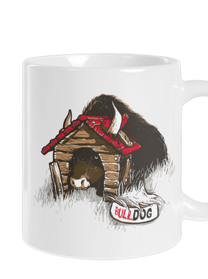 Bulldog klasický hrnček White