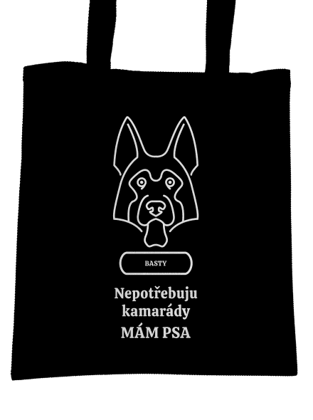 Nemôžem, mám psa taška Black