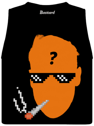 Thug life dámske tielko voľné Black