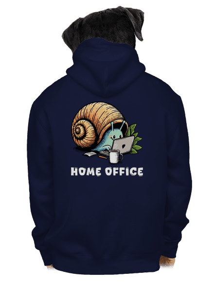 Slimákov home office pánska mikina na zips Navy