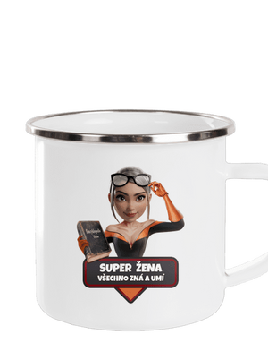 Super mama plecháčik White