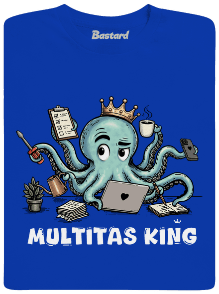 Multitas king pánske dlhý rukáv Royal Blue