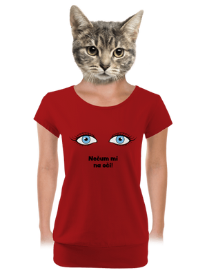  dámske tričko s lemom Red Mal