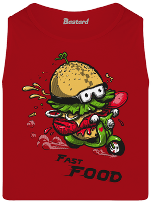 Fast Food pánske tielko Red