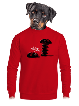 unisex mikina bez kapucne