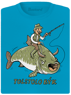 Tolstolobýk dámske športové tričko Blue Atol