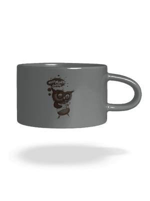 Need more coffee hrnček makronka Grey Macaron