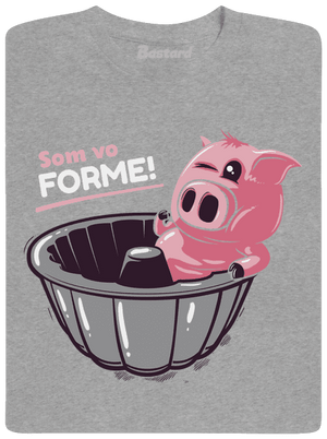 Vo forme pánske tričko Sport Grey