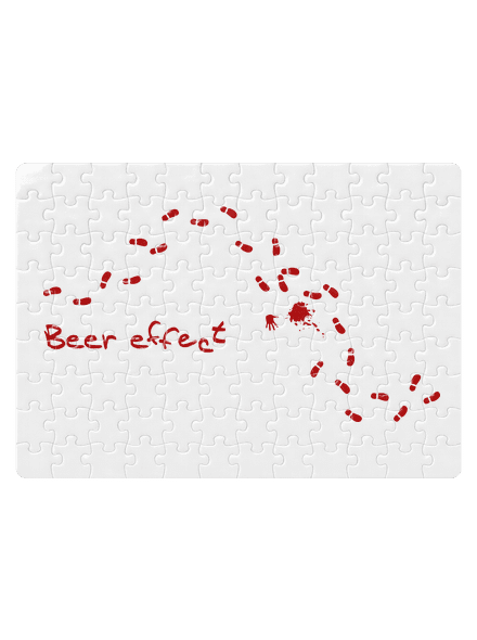 Beer effect! puzzle White