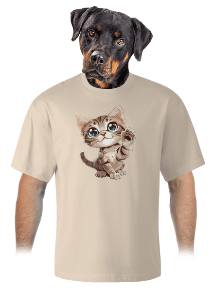 Labku na to unisex tričko oversized Almond