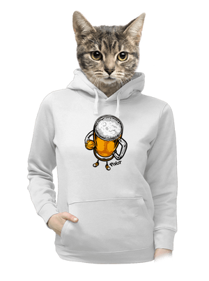 dámska mikina klokanka