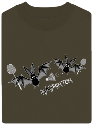 Batminton unisex mikina bez kapucne Urban Khaki