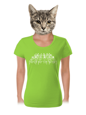 Cimrman: Debil, blbeček dámske tričko Apple Green