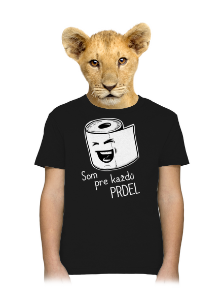 Prdel detské tričko Black