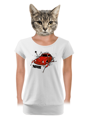 dámske tričko s lemom