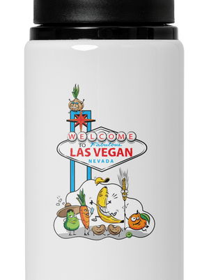 Las Vegan flaša na vodu White