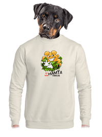 unisex mikina bez kapucne