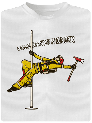 Pole Dance by Dežik pánske športové tričko White