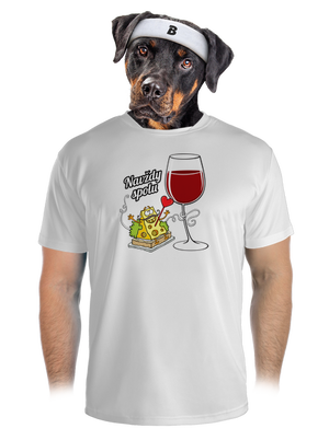 Navždy spolu pánske športové tričko White