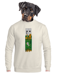 unisex mikina bez kapucne