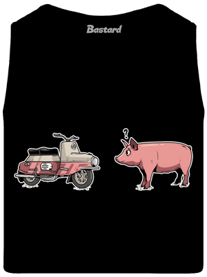 Prasata pánske tielko Black