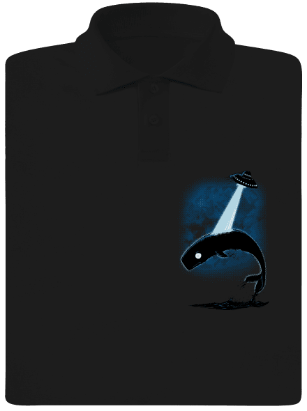Big Fish pánska polokošeľa Black