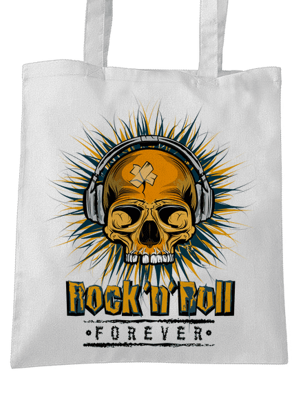Rock'n'Roll forever taška White