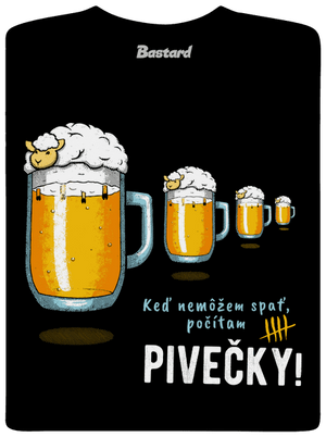 Pivečka pánske dlhý rukáv Black