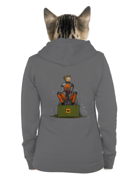 Ape-Life dámska mikina na zips Steel Gray
