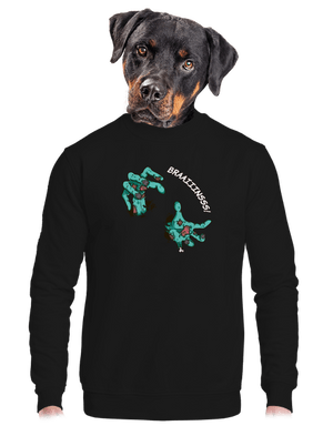 unisex mikina bez kapucne