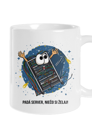 Padá server klasický hrnček White