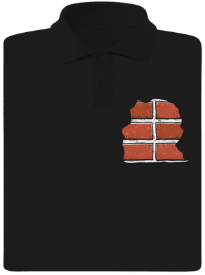 Tehly pánska polokošeľa Black