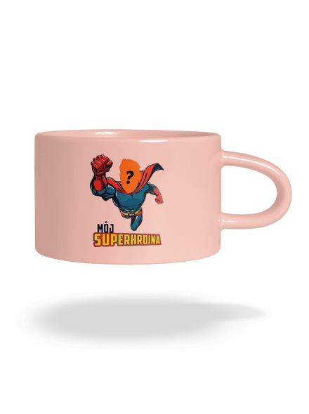 Môj superhrdina hrnček makronka Pink Macaron
