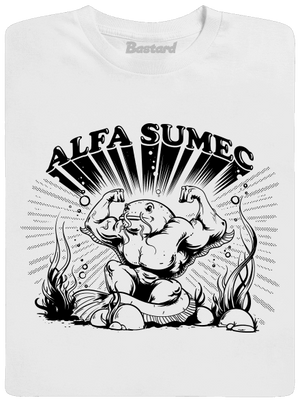 Alfasumec pánske dlhý rukáv White