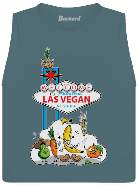 Las Vegan dámske tielko voľné Heather Deep Teal