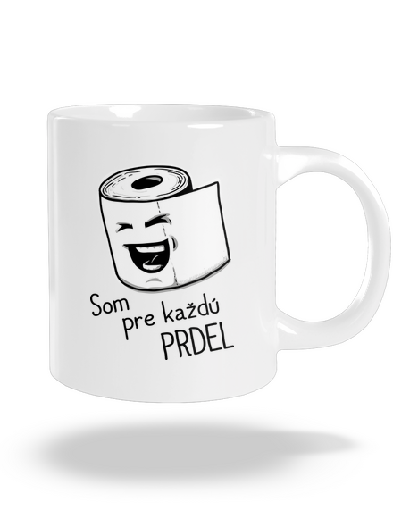 Prdel veľký hrnček White