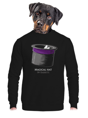 unisex mikina bez kapucne