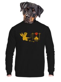 unisex mikina bez kapucne