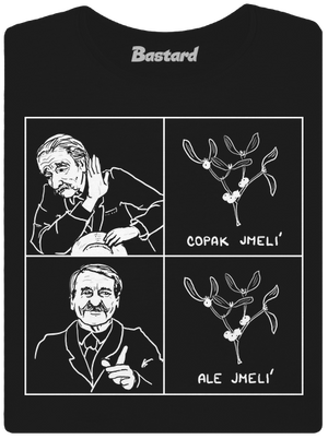 Cimrman: Copak jmelí dámske tričko Black