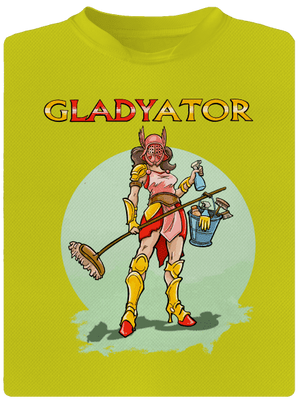 Gladyator detské športové tričko Neon Yellow