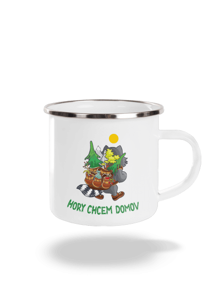 Hory chcem domov plecháčik White