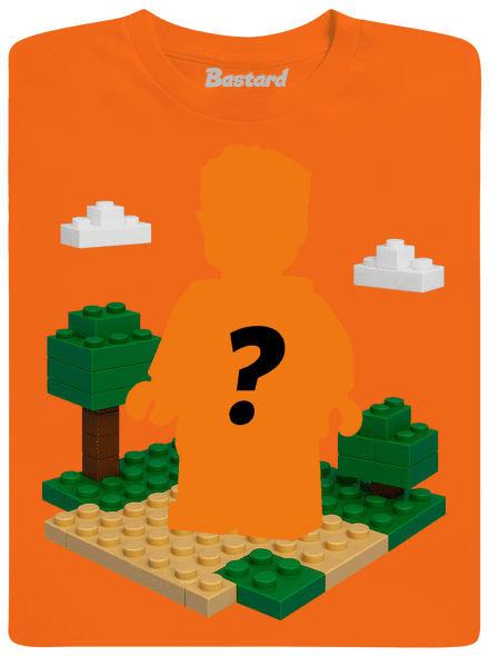 Lego z vlastnej fotky detské tričko Orange