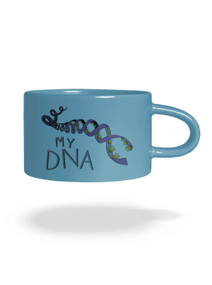 My DNA hrnček makronka Blue Macaron