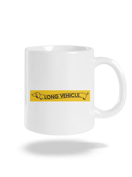 Long Vehicle klasický hrnček White