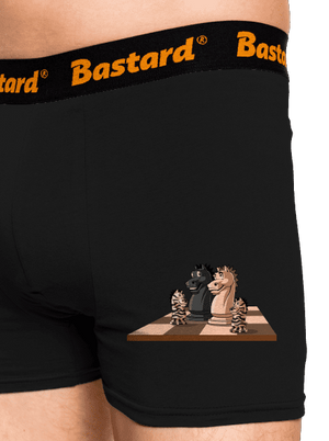 Šachová rodina boxerky Black