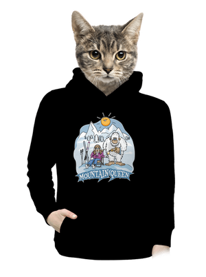 dámska mikina klokanka