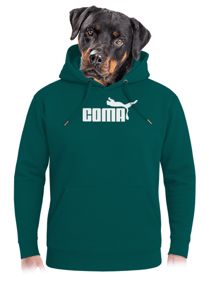 Coma unisex mikina premium Emerald Green