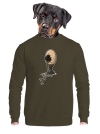 unisex mikina bez kapucne