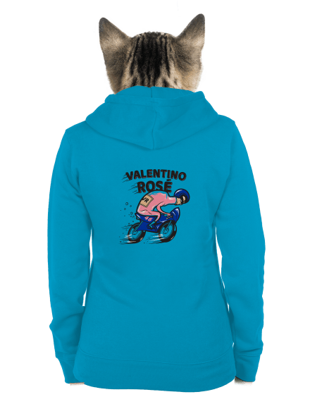 Valentino Rosé dámska mikina na zips Blue Atol