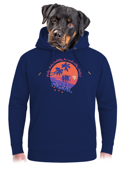 Fušál unisex mikina premium Navy